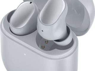 Xiaomi Redmi Buds 3 Pro - Auriculares inalámbricos con cancelación Activa de Ruido de 35 dB, conectividad con Dos Dispositivos, Carga inalámbrica, Color Gris Glaciar, OB02748