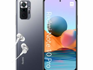 Xiaomi Redmi Note 10 Pro - Smartphone 6+128 GB, 6.6" 120Hz AMOLED DotDisplay, Snapdragon 732G, 108MP Quad cámara, 5020mAh, Onyx Gray (versión del Reino Unido + 2 años de garantía)
