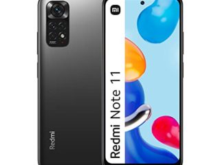 Xiaomi Redmi Note 11 Smartphone 6.43" FHD + DotDisplay, 90Hz FHD+ AMOLED DotDisplay, 50MP Al Quad Camera, 5000mAh (typ) batería, Dual-SIM 4G 128GB Graphite Grey [Versión Global]