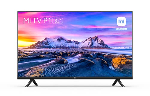 Xiaomi Smart TV P1 32 Pulgadas (Frameless, HD, Triple Sintonizador, Android 9.0, Netflix, Google Assistant, Bluetooth, 3 HDMI, 2 USB), Color Negro [Modelo 2021]
