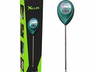 XLUX medidor Humedad Plantas, higrómetro de Suelo, Monitor de riego de Flores, para Plantas de Interior y Exterior, no se Necesitan baterías