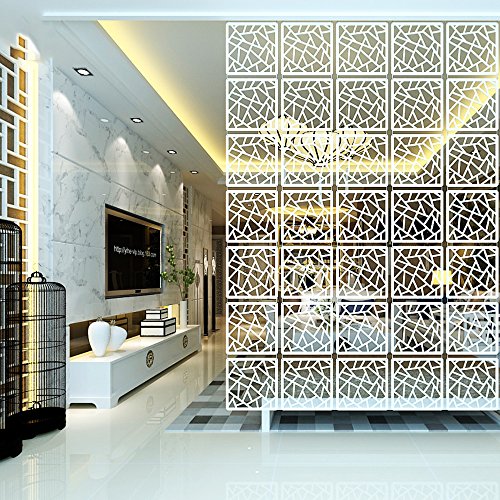 Y-Step Pantalla divisora de sala colgante Pantalla de panel colgante para decoración de bar de oficina de hotel en casa (patrón A)