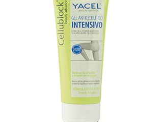 Yacel Cellublock - Crema Anticelulítica, anticelulítico potente, reduce retención de líquidos y elimina toxinas y la piel de naranja, 200 ml