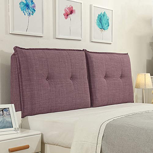 YAHAO Cojines Cabecero Cama Cabeceros Camas Cojine Suave con Funda De Algodón Lavable Cabeceros Cojines De Cama (con Cabecera),E-150 * 60cm