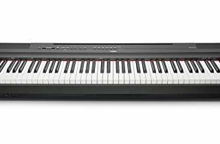 Yamaha P-125 Piano digital portátil - Delgado, dinámico y potente, para aficionados y principiantes, negro