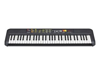 Yamaha PSR-F52 - Teclado digital portátil y compacto con 61 teclas, 144 voces de instrumentos y 158 estilos de acompañamiento, color negro