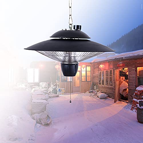 YCRD Calefactor Techo,Calefactor Terraza Radiante Infrarrojo Techo, Calentador Techo para Balcón,Calentador con Protección contra Sobrecalentamiento Uso Interior y Exterior