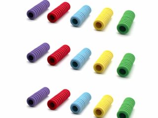 YFaith 40 Piezas Espuma para Lápiz,Agarre Cojín para Lápiz,Protección de Las Manos Empuñaduras Antideslizantes Empuñadura Cómoda para Escribir a Mano para Adultos,Niños(Colores Surtidos)