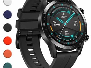 YHC Correas para Huawei Watch GT3/GT2/GT2 Classic/GT2 Pro 46mm,Compatible con Huawei Watch GT 2e/GT Sport Active 46mm
