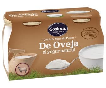 YOGUR NATURAL DE LECHE FRESCA DE OVEJA DEL PIRINEO GOSHUA 2 X 125 G.