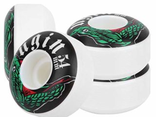 Yosoo Health Gear Ruote Skateboard, Rueda de Tabla Larga, 4 Uds 54 x 32mm PU Ruedas de Skate de Alta Resistencia para Skateboard Long Board