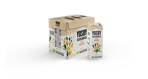Yosoy Bebida Vegetal Ecológica de Avena, Caja de 6 x 1L