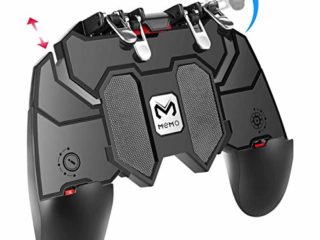 YouFirst Pubg Mobile Controller [6 Dedo Gamepad/Upgrade Version] Mobile Game Controller, L1R1 Trigger/Rules of Survival/Survivor Royale/Free Fire/Knives out