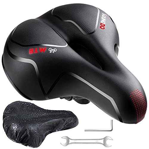 YOUNGDO Sillín Bicicleta,Sillín de Bicicleta Gel,Sillin Bici Ergonómico Hombre Mujer Asiento de Bicicleta Antiprostatico Cómodo y Transpirable para BMX,Bicicleta de Carretera,Bicicleta de Montaña