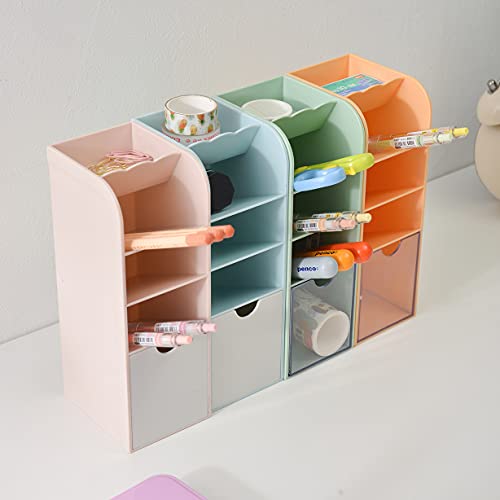 YUDOXN Organizador de escritorio para lápices, Lapiceros para Escritorio,Soporte para Bolígrafos, rotuladores, bolígrafos de gel, pinceles, Portalápices Escritorio. (4Pieces)