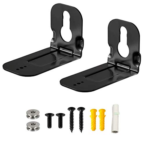 YUHUA ELE Soporte de Pared para Samsung HW-MS650 Barra de Sonido, Negro Soundbar Soportes de Pared para Altavoces