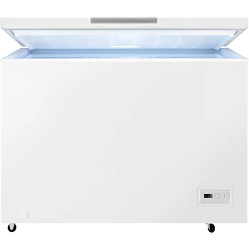 Zanussi ZCAN31FW1 Arcón congelador, Capacidad 308 Litros, 3 cestos, Compresor Inverter, Congelación Rápida, Display LCD, Alarma acústica y visual luminosa, Blanco