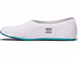 Zapatilla antideslizante diferentes usos dentro y fuera del agua ducha, balnearios, spa, piscina, sauna, Viaje, avión, hoteles(Blanco, XL)