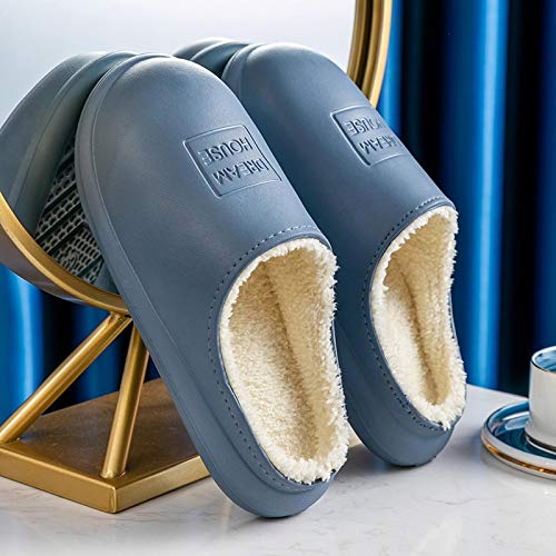 Zapatillas casa Zapatillas Planas Cálidas De Invierno Antideslizantes Zapatillas De Doble Uso Zapatillas Impermeables Zapatillas Unisex Tienda De Mascotas Zapatos De Trab