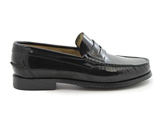 Zapato MOCASÍN Marca BENAVENTE Antifaz Piso Goma Negro - BENAVENTE