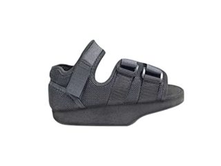 Zapato post-quirurgico en talo , con velcro , negro , Talla L (40-42) , Emo