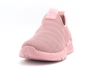 ZAPSHOP, Zapatillas Deportivas de Mujer, Zapatillas Running, Zapatillas Slip-On, Fitness, Sneaker, Casual, Transpirable, Comodos Ligeras para Correr Trabajar Andar, Calzado, sin Cordones, Rosado