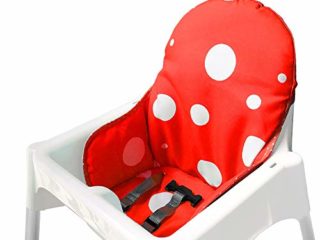 ZARPMA bebe Cojines para de Ikea Antilop Trona ,Lavable, Plegable, Silla Alta Cojines para Bebé