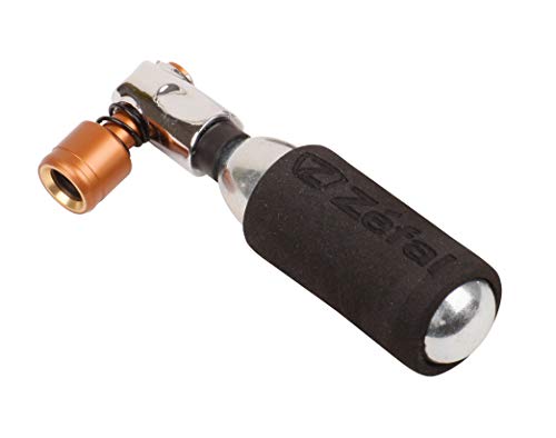ZEFAL Ez Big Shot Inflador de CO² + Cartucho de 16 g. Compacto, Ligero, rápido y sin Esfuerzo, Unisex Adulto, Bronze et Argent, Talla Única