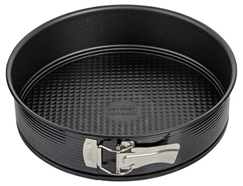 Zenker Molde desmontable 1 fondo BLACK METALLIC en acero con revestimiento antiadherente Teflon. Negro. Ø26x6,5cm. 1 ud.