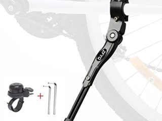 ZFYQ Pata de Cabra para Bicicleta, Aluminio Soporte Ajustable del Retroceso de Bici Caballete Bicicleta con Llave Hexagonal y Ampliable De Bicicleta