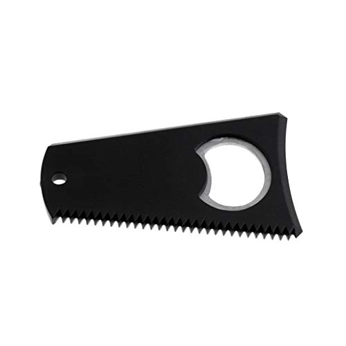 Zhaolan-Digital Tester Accesorios de Surf Útiles de Limpieza Cera Negro Tabla de Surf Cera Peine del Tablero de Resaca de Longboard Surf quitacera Accesorios Llavero con el Agujero