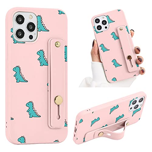 ZhuoFan Funda para Samsung Galaxy S9 Plus Dibujos Rosa Silicona Cárcasa con Soporte Diseño Suave TPU Antigolpes de Protectora [Moda y Practico] Case Fundas para Samsung S9 Plus 6,2", Dinosaurio 1
