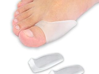 Zinyakon Protectores de juanetes, 12 paquetes de cojines y protectores para el dedo gordo del pie, protectores de juanetes para hombres y mujeres, alivian el dolor de juanetes por la fricción