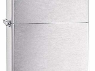 Zippo Brush Chrome Encendedor, Metal, Cromo, Única