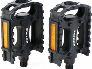 ZONKIE Montaña Bicicleta Pedales, Pedal de Resina 9/16"