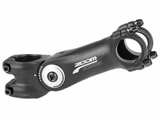 Zoom Stem Ahead 25,4-125-90 - Mango para Manillar de Bicicleta, Color Negro/Plateado