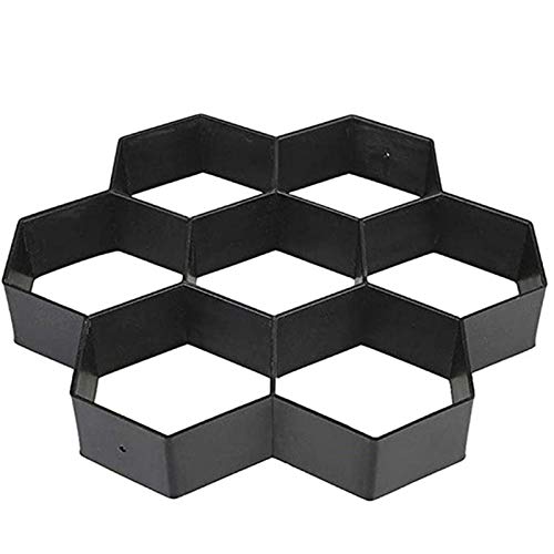 ZoSiP Jardinería Pavimento Encofrado Celosía de Hormigón Fantasía Hexagonal Moho de Color hormigón de Cemento de moldes de Suelo Baldosas de Suelo Pavimentación en Carretera de Piedra