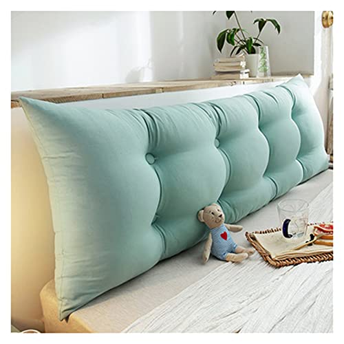 ZWDM Almohada De Apoyo para Cabecera Grande, Respaldo De Cuña, Almohada De Posicionamiento Triangular para Leer, Cojín De Respaldo De Lino Lumbar Reforzado con Funda Extraíble, Cuña De Almohada