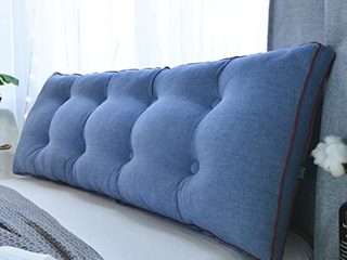 ZXCVB Cabecero Cojines,Cojin Lectura Cama,Almohadas De Lectura,Cabecero Triángulo Cojines,para Sofá, Cojines Cama para Respaldo Desmontable,#3-180 * 20 * 50CM